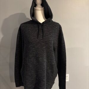 Marc Anthony Slim Fit Men’s Hooded Pullover Black & White In Size Large